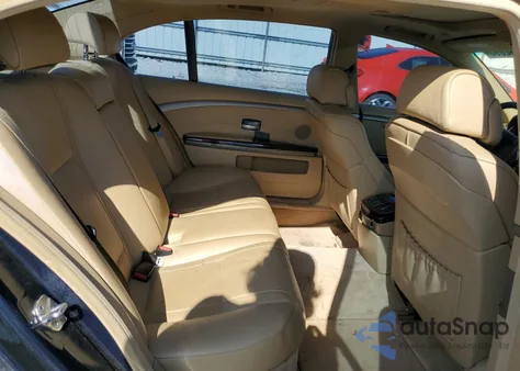 2007 BMW 750 z USA, uszkodzony, nr VIN WBAHN83597DT71653